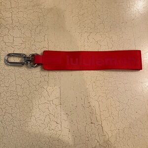 Lululemon Bold Red keychain